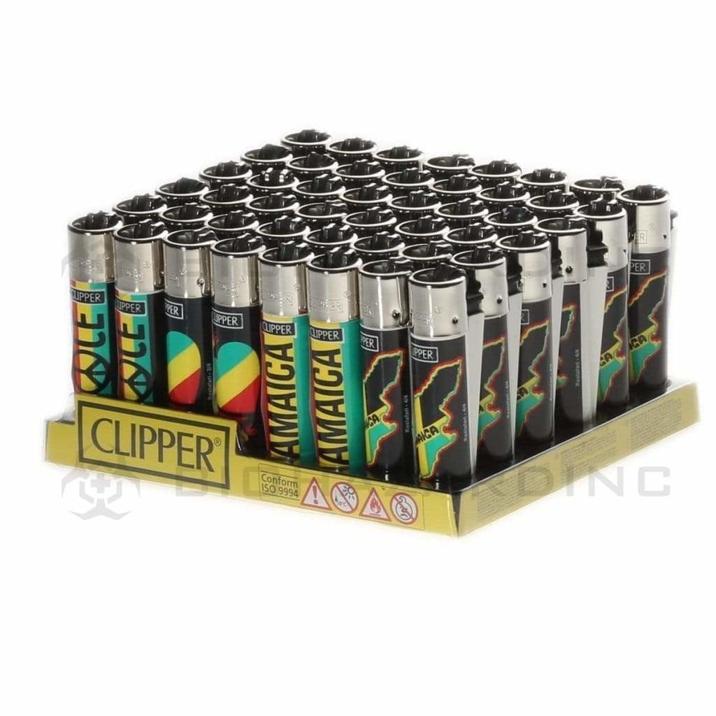 Clipper Lighters Clipper Lighters Rastafari - 48 Count