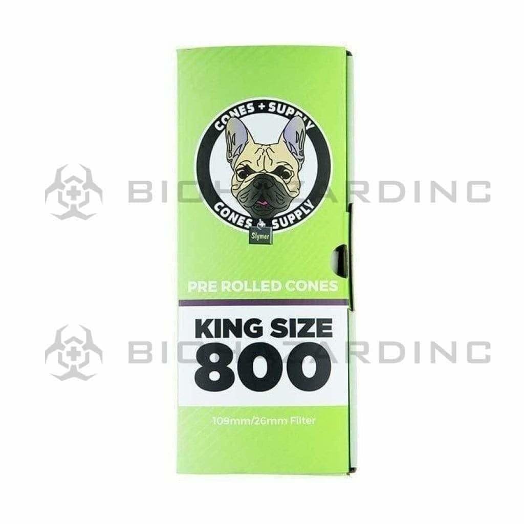 Biohazard Inc Pre-Rolled Cones CONE+SUPPLY Pre-Rolled Cones 109mm - Organic Hemp - 800 Count