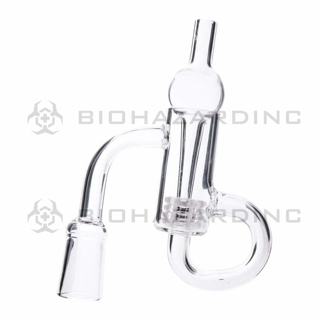 Biohazard Inc Loop Banger Diamond Knot Loop Quartz Banger - Female 19mm