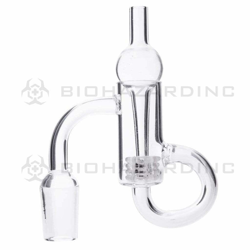 Biohazard Inc Loop Banger Diamond Knot Loop Quartz Banger - Male 19mm
