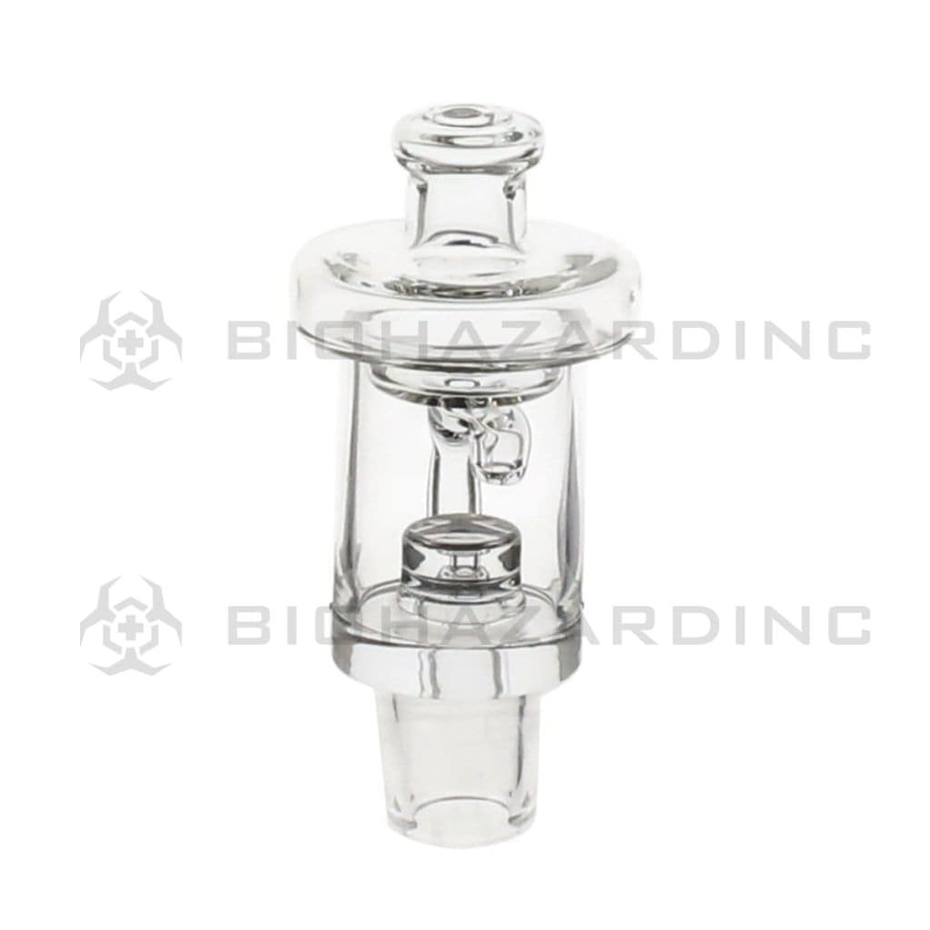 Biohazard Inc Quartz Banger Double Dish Vacuum Quartz Banger - 19mm Male