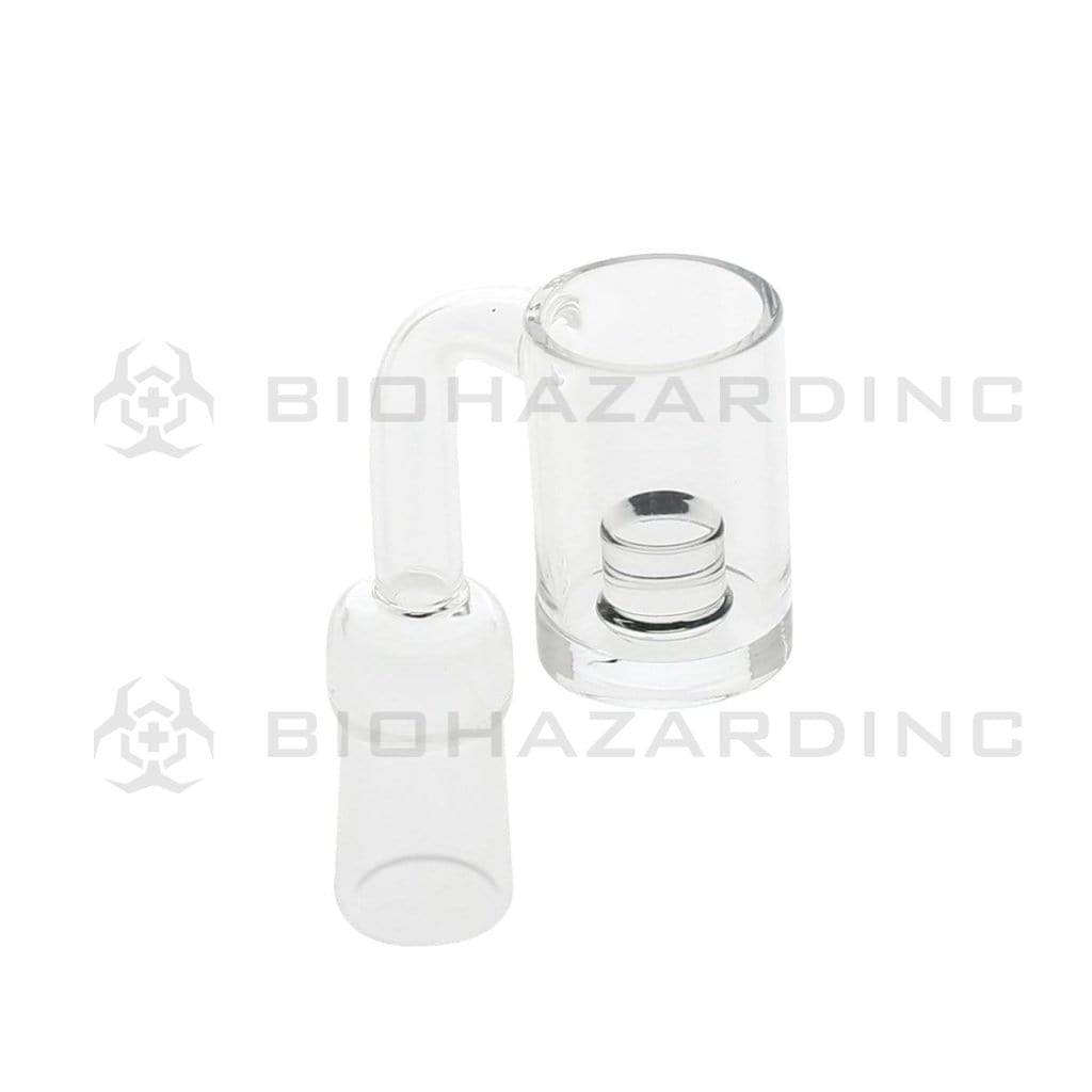 Biohazard Inc Quartz Banger Female Quartz Reactor 4mm Thick 14mm - 3 Count
