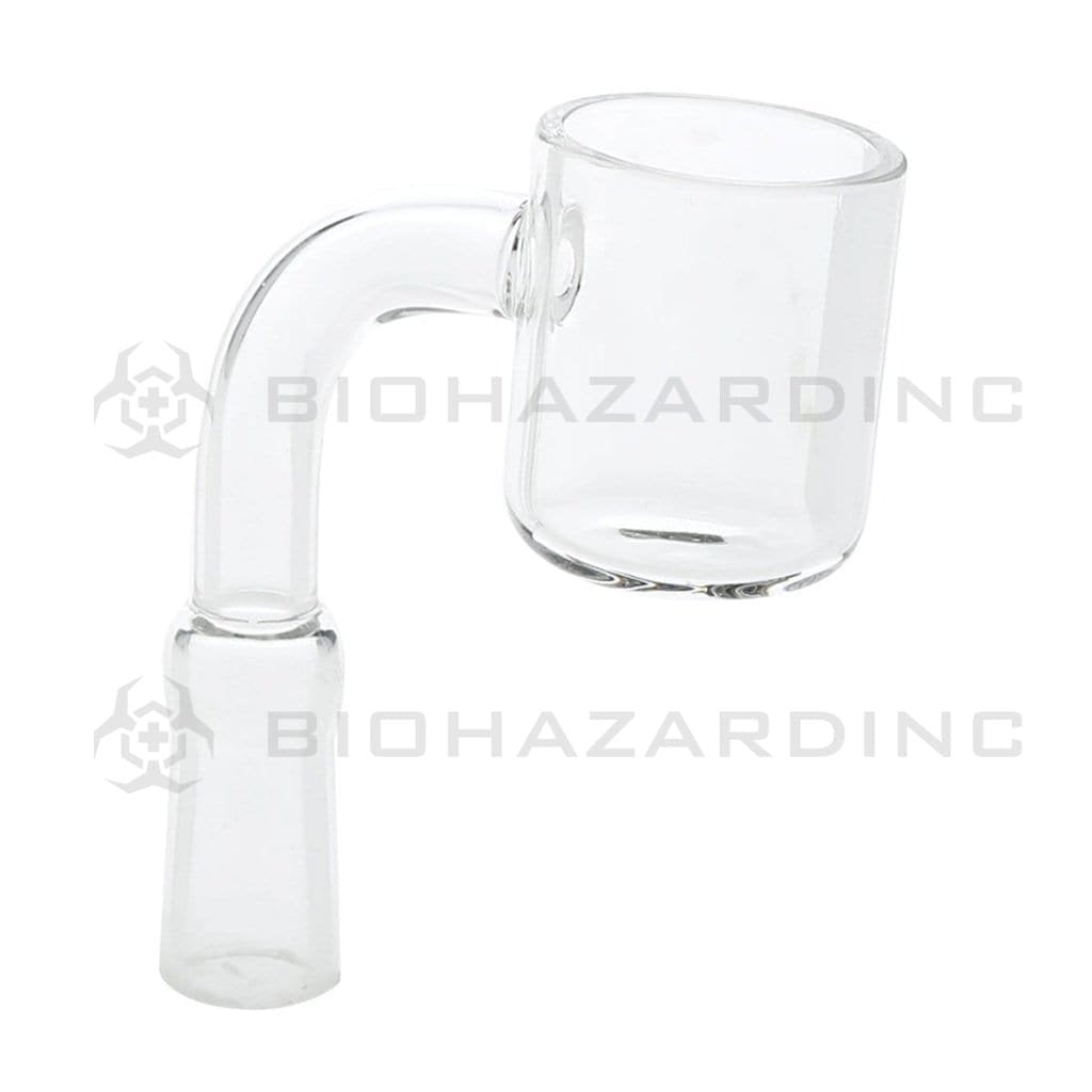 Biohazard Inc Quartz Banger Flat Top Quartz Banger - 10mm Female / 25mm Bucket