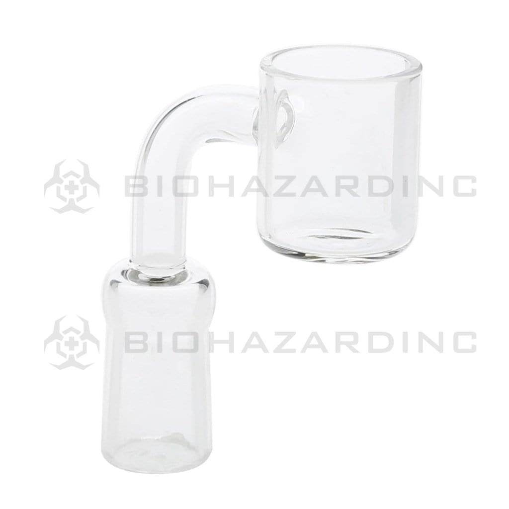 Biohazard Inc Quartz Banger Flat Top Quartz Banger - 10mm Male / 25mm Bucket