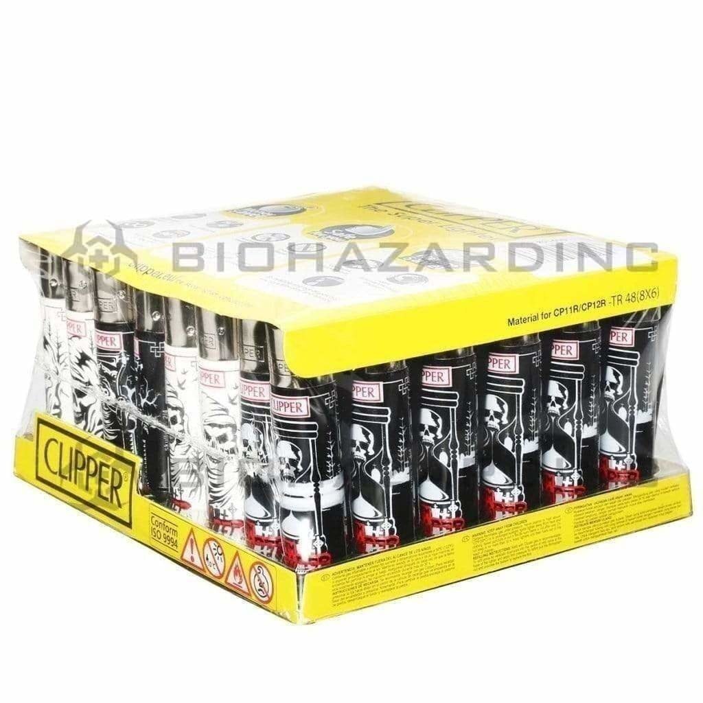 Clipper Lighters Fuel Lighter Clippers Grim Reaper 48 Count