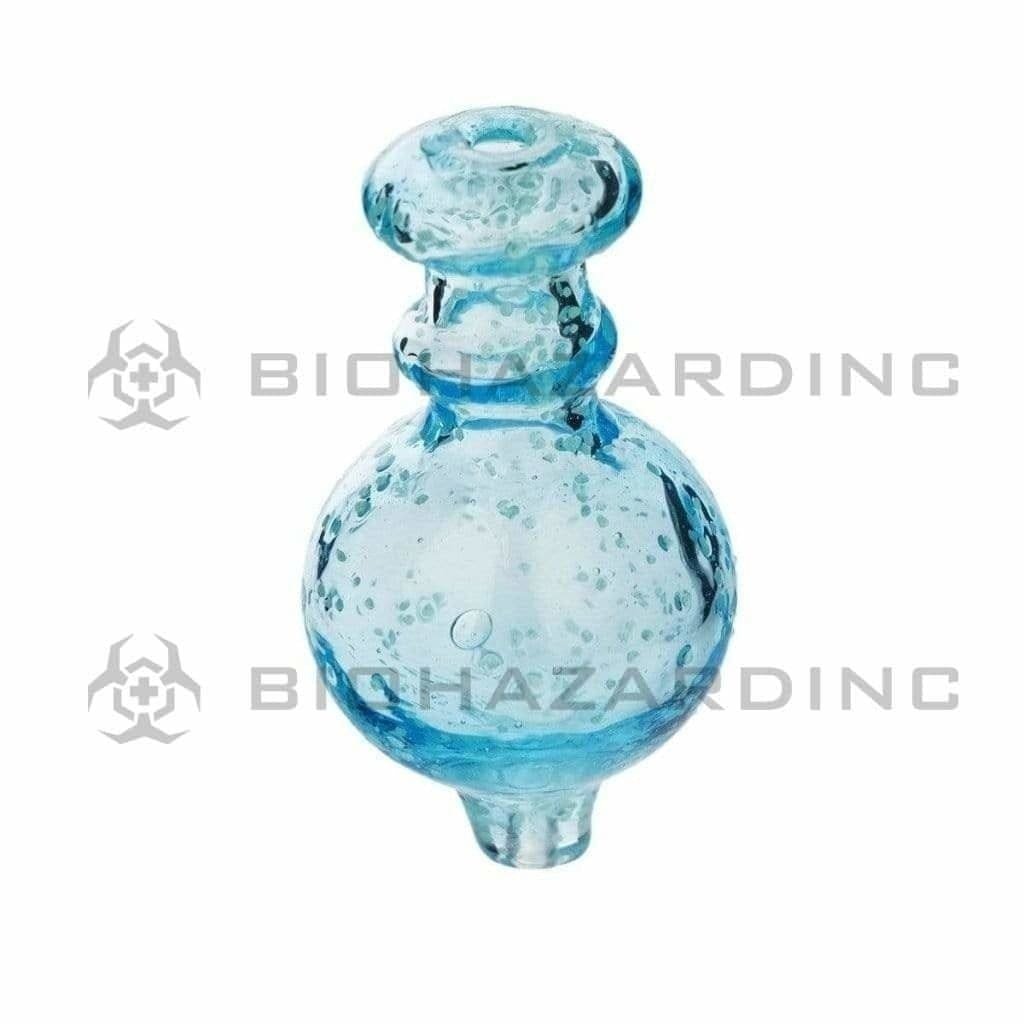 Biohazard Inc Carb Cap Glow in Dark Bubble Carb Cap - Blue