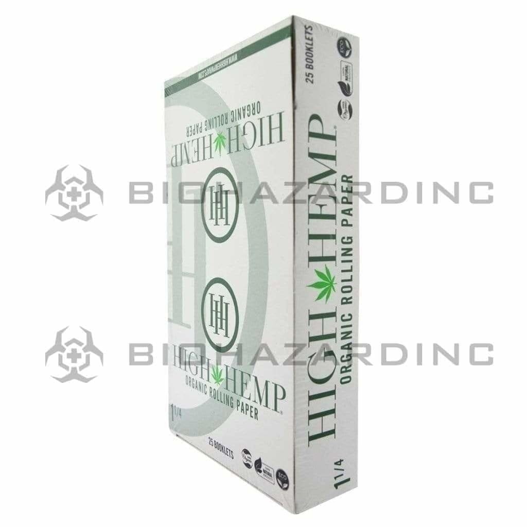 Biohazard Inc Rolling Papers HIGH HEMP Rolling Papers 1 1/4" - 25 Count