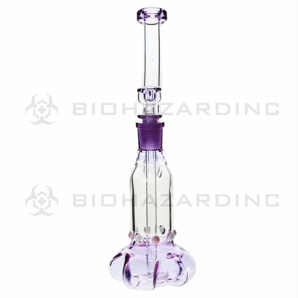 Biohazard Inc Glass Bubbler Large Standing Sherlock Bubbler
