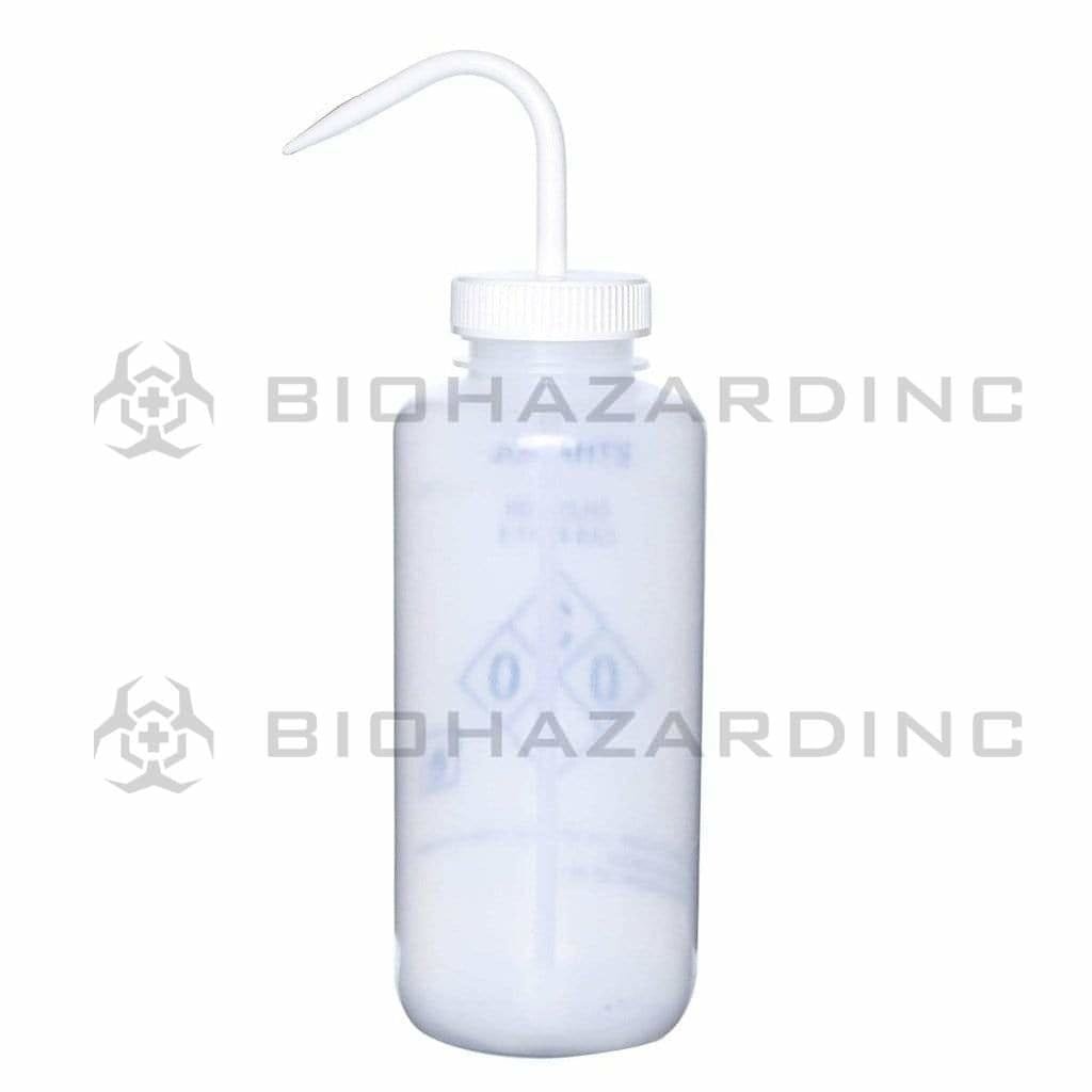 LDPE Bottles Wash Bottles LDPE Premium Labeled Wash Bottles - Ethanol 1000 ml