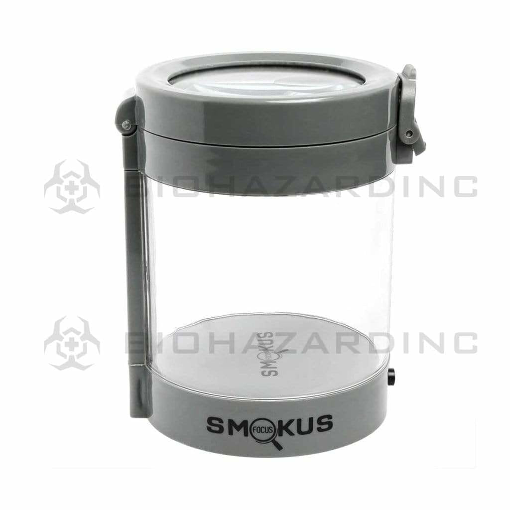 Smokus Focus Flower Storage LED Jar Smokus Focus Middleman-Gray