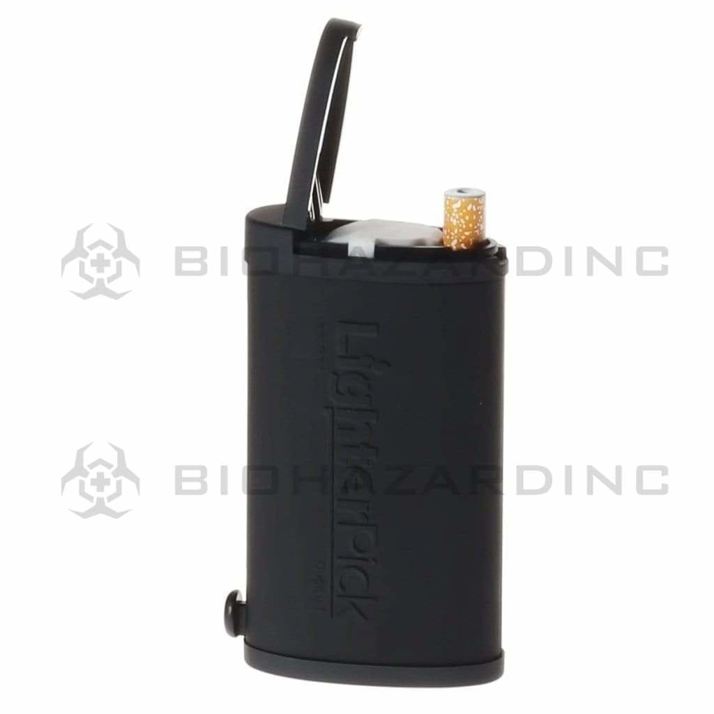 Biohazard Inc Novelty Hand Pipe LighterPick Dugout - Black