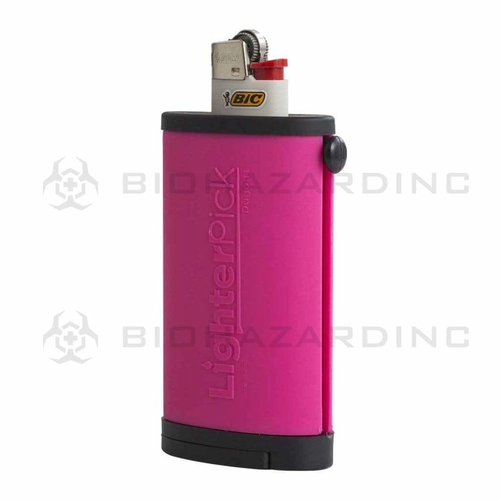 Biohazard Inc Novelty Hand Pipe LighterPick Dugout - Pink