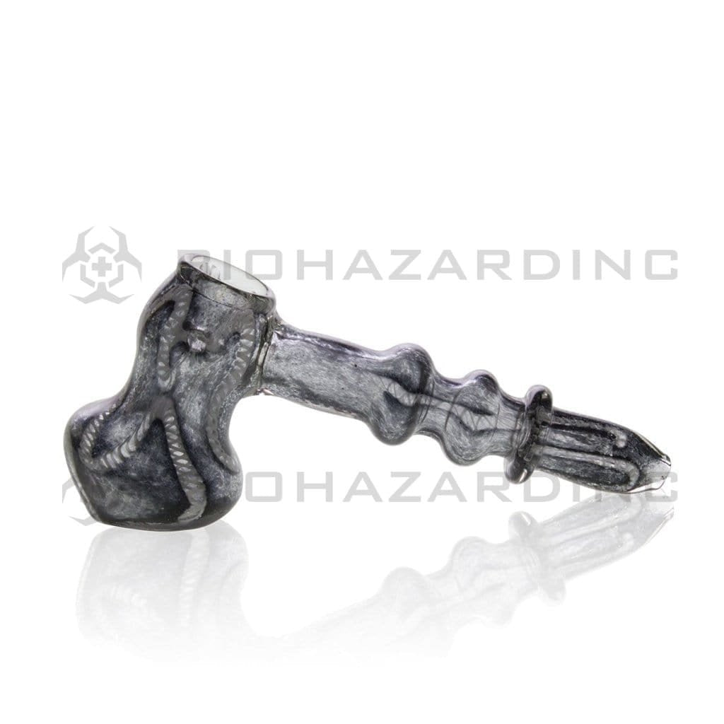 Biohazard Inc Glass Bubbler Medium Hammer Bubbler