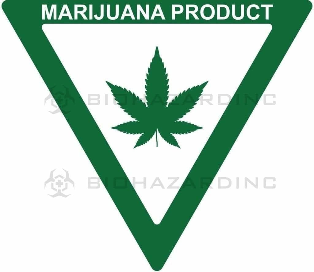 Biohazard Inc Compliance Labels Michigan Universal Symbol Labels - .375"x.375" - 3,000 Count