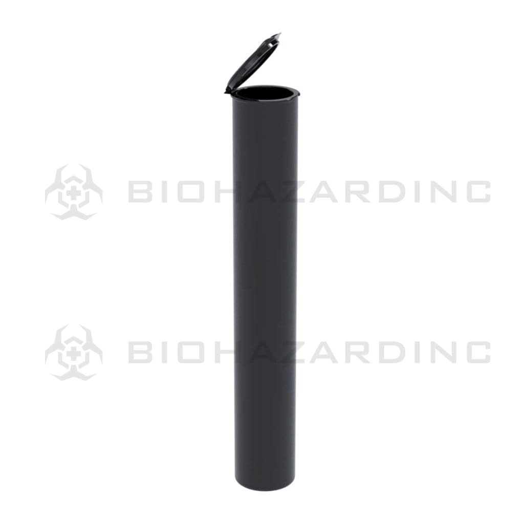 Biohazard Inc Joint Tube Opaque Black Plastic Large Pre Roll Tubes - 500 Count/box