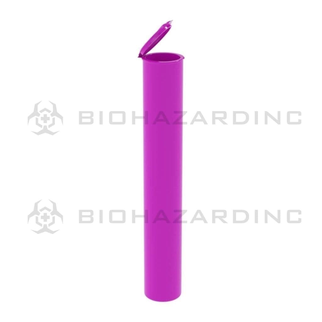 Biohazard Inc Joint Tube Opaque Pink Plastic Large Pre Roll Tubes - 500 Count/box