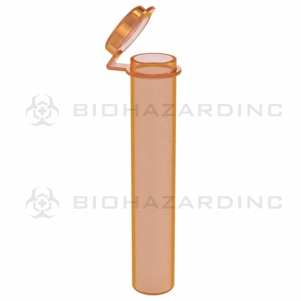 Biohazard Inc Joint Tube Orange Plastic Small Pre Roll Tubes 98mm - 600 Count