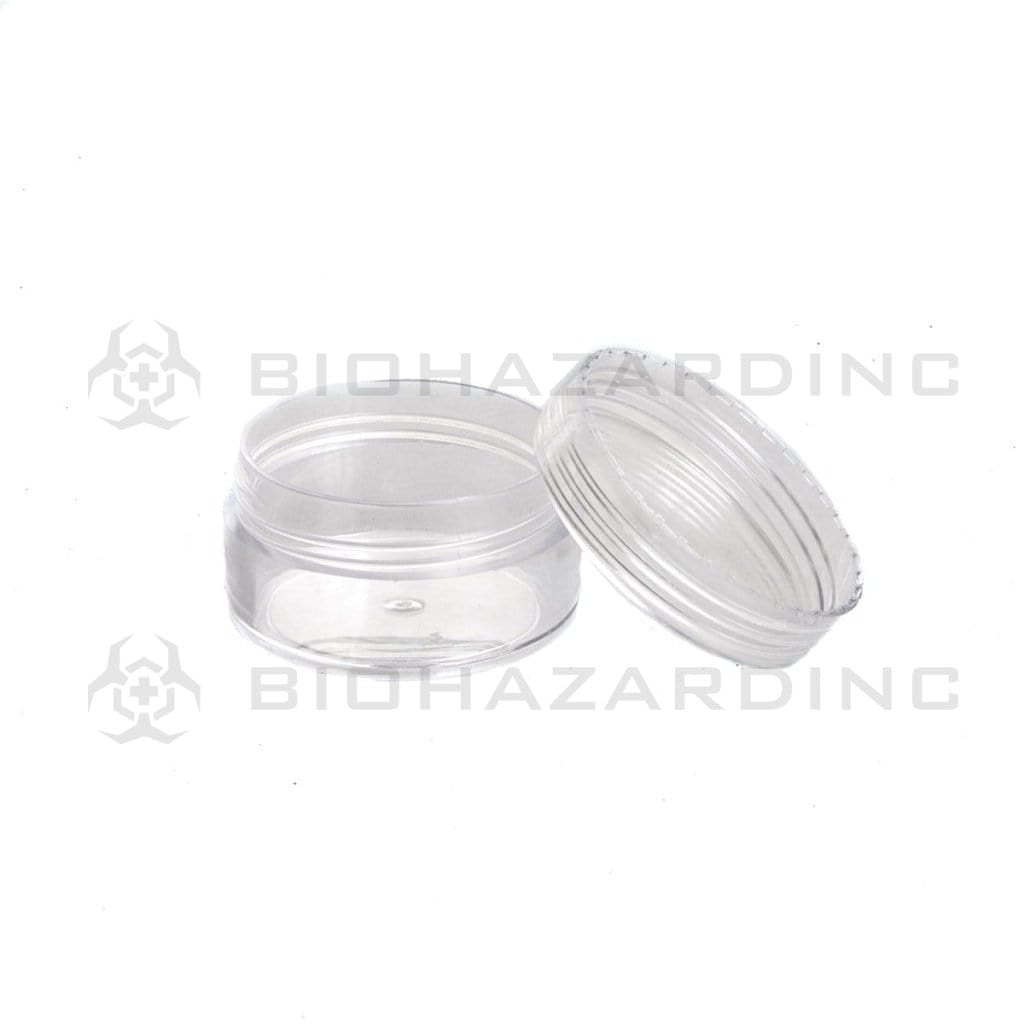 Biohazard Inc Concentrate Container Plastic Screw Top Concentrate Containers 15ml - 600 Count