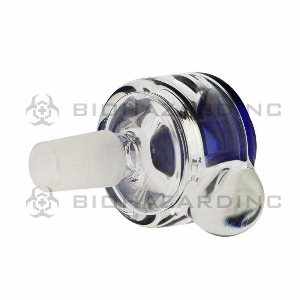 Pure Glass 14mm Bowl Pure Cylinder Marble 14mm Bowl - Blue