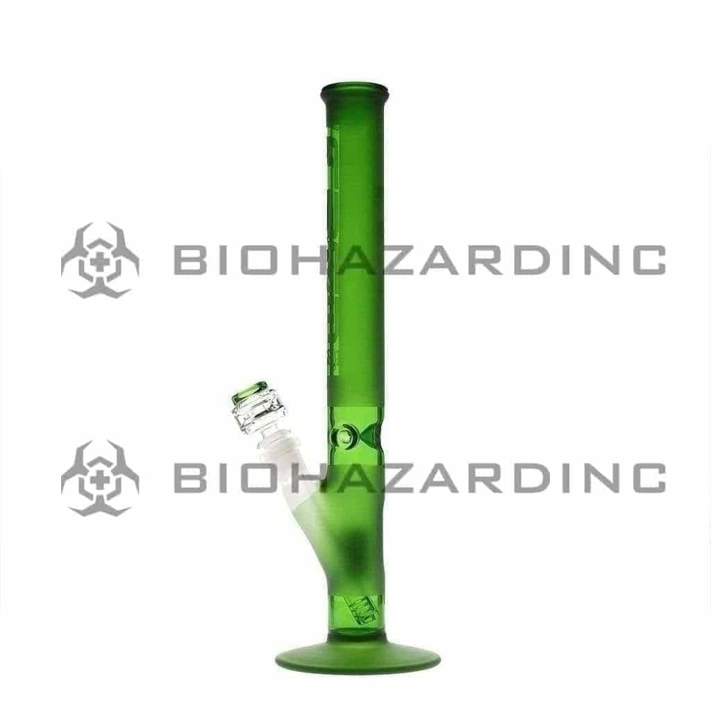 Pure Glass Glass Bong 14" PURE Classic Straight Bong - Green Frost