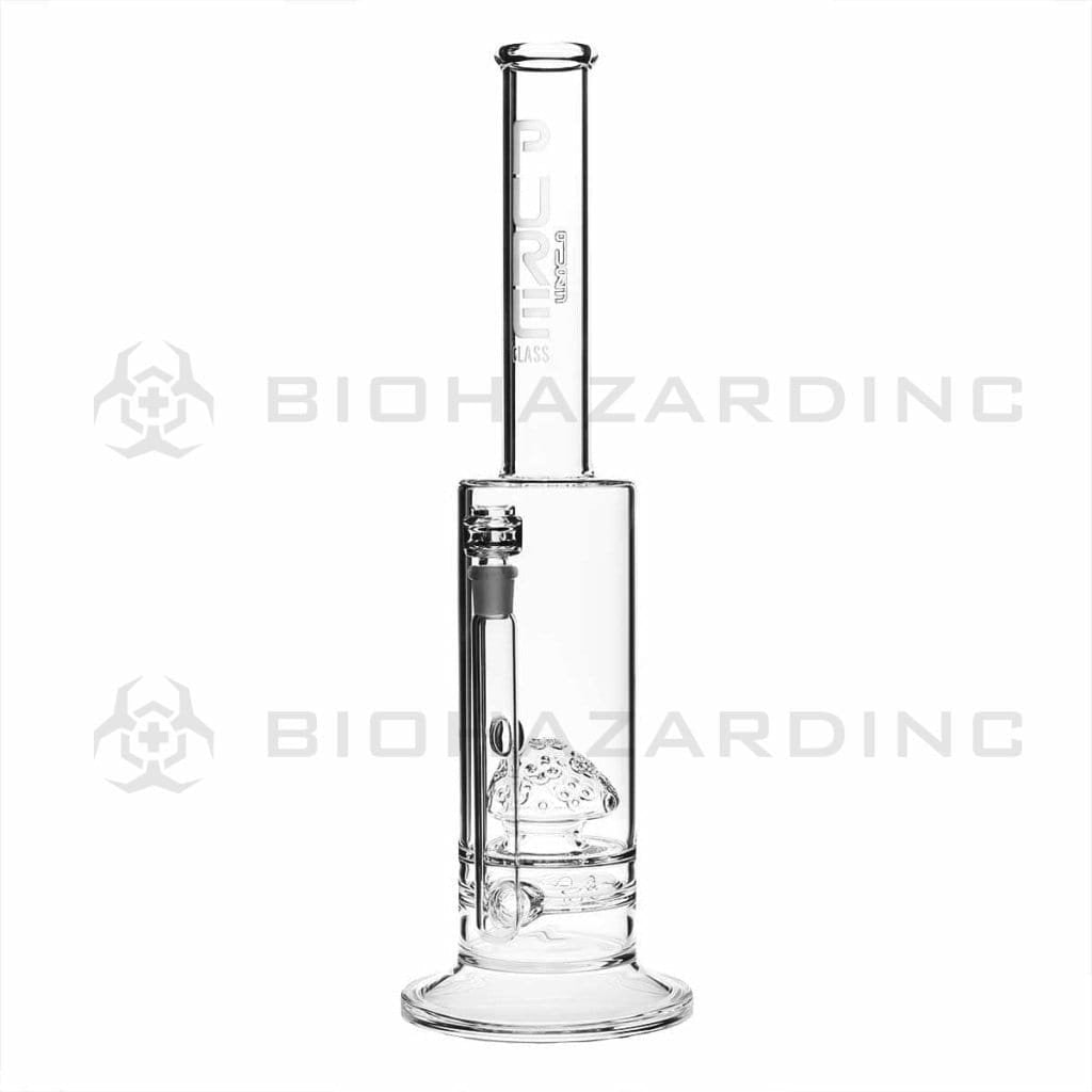 Pure Glass Glass Bong Pure Glass KTFO 21" 50mm-110mm Inline / Reef Mushroom - Clear