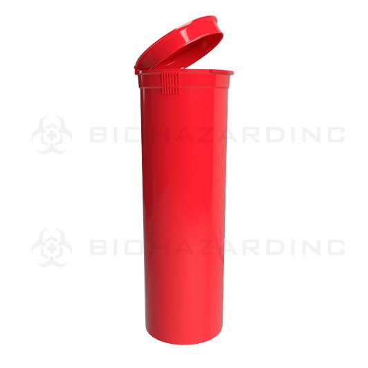 Opaque Red Pop Top Bottles | 60 Dram - 14 Grams - 75 Count | Child-Resistant