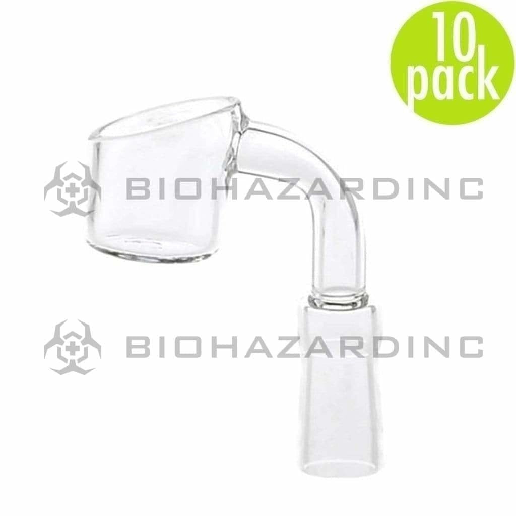 Biohazard Inc Quartz Banger Quartz Banger Female 10mm - 10 Count