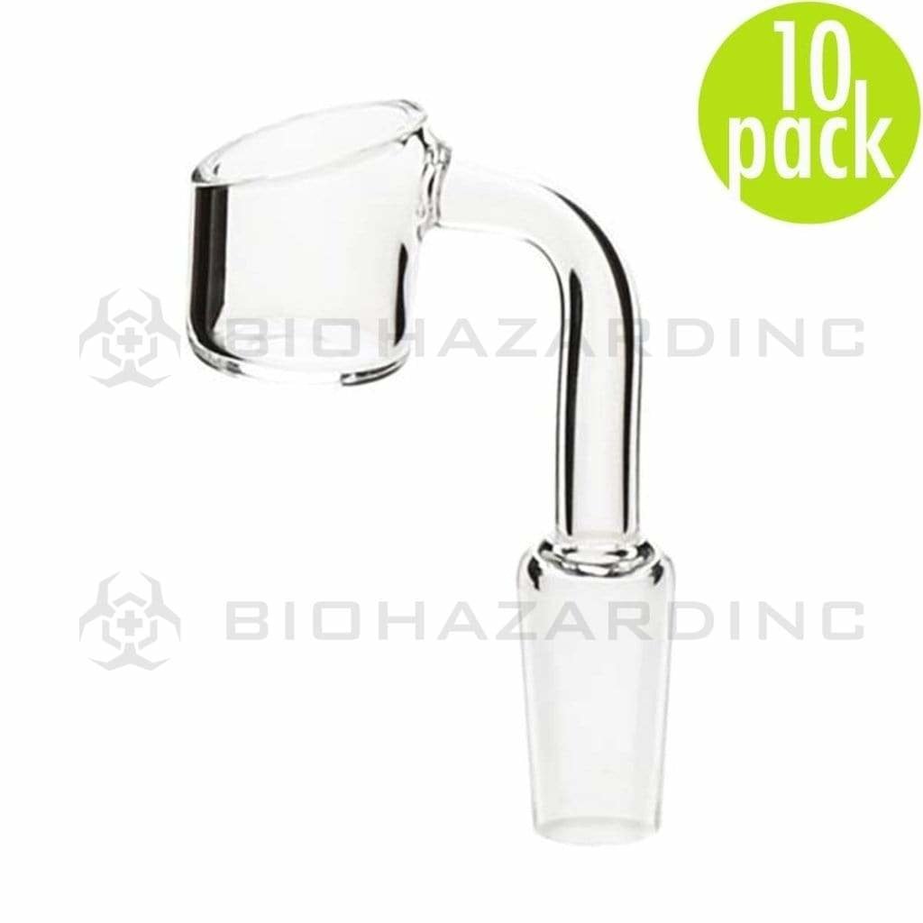 Biohazard Inc Quartz Banger Quartz Banger - Male 14mm- 10 Count