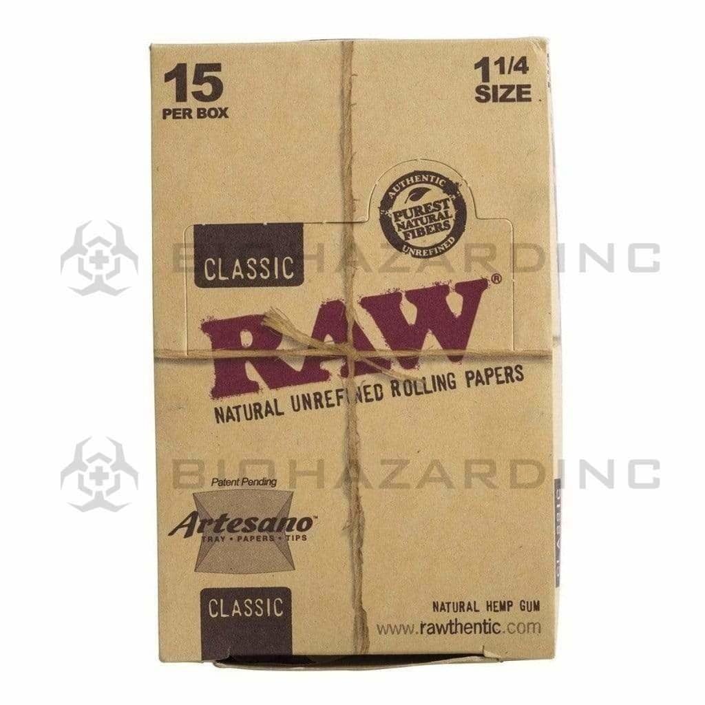 Raw Rolling Papers RAW Artesano Classic 1 1/4" Rolling Papers - 15 Count