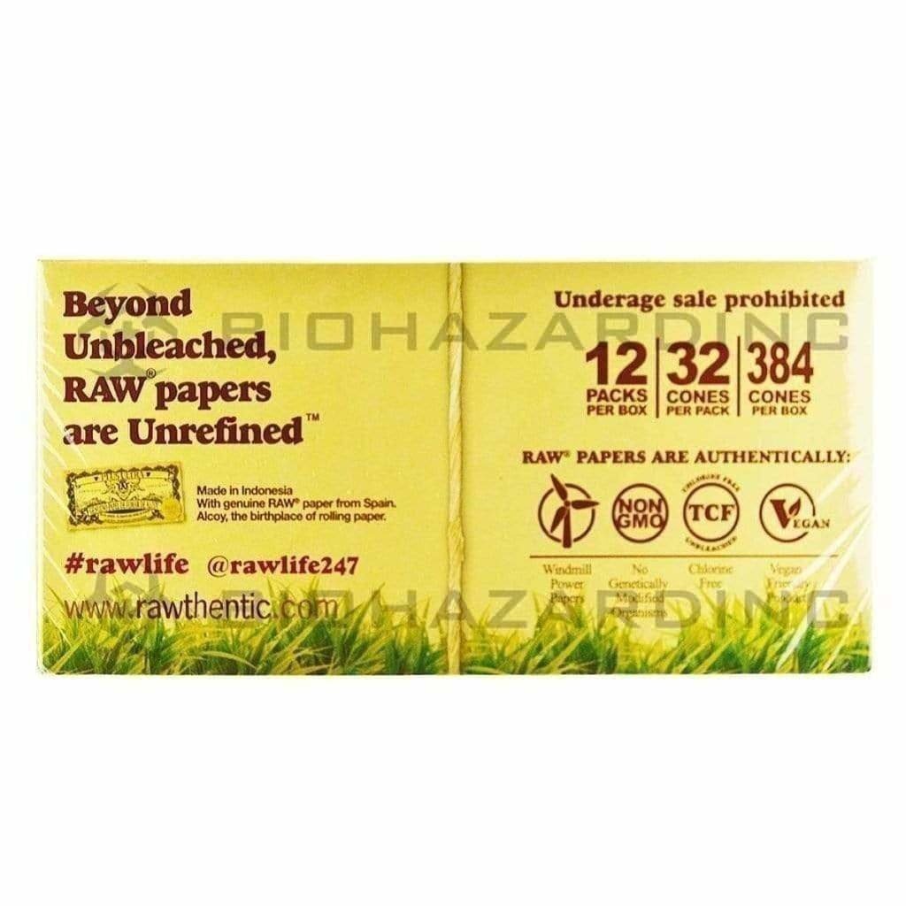 Biohazard Inc Pre-Rolled Cones RAW Cones Organic Hemp Cones 1 1/4