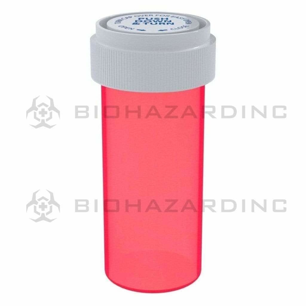 Biohazard Inc Reversible Cap Vial Red Reversible Cap Vial 16 Dram - 230 Count