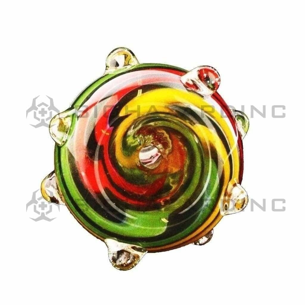 Biohazard Inc 14mm Bowl Reversal Multi-Colored Bowl 14mm