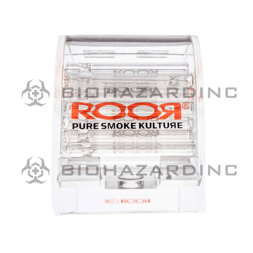Roor Glass Chillum Hand Pipe ROOR Chillums + Display - 100 Count