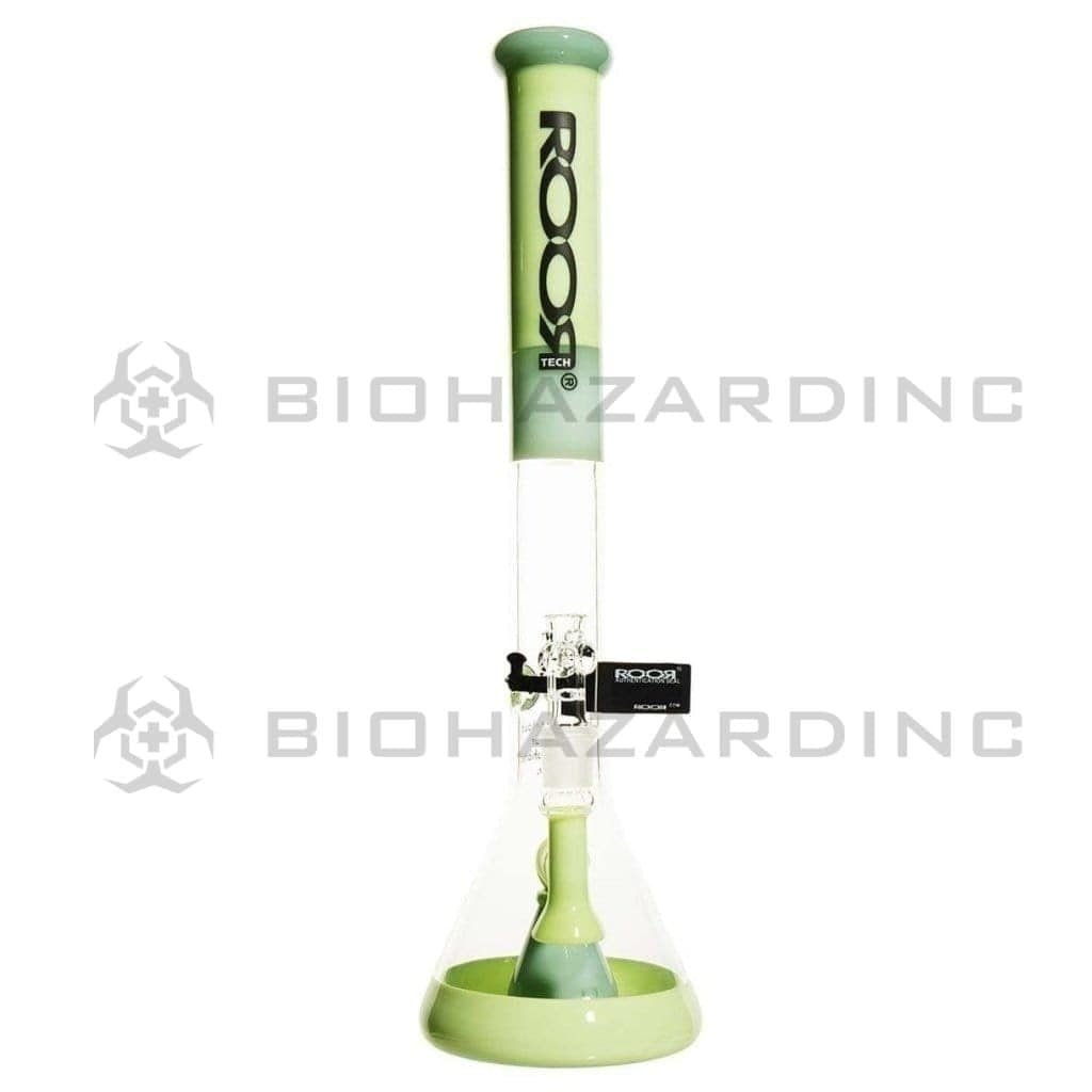 Roor Glass Bong ROOR Tech 18" 45mm x 5mm Mini Fixed Beaker - Milky & Mint Color
