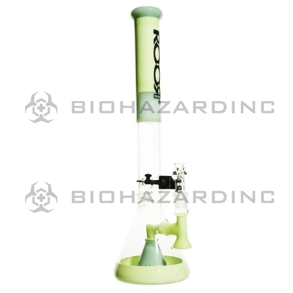 Roor Glass Bong ROOR Tech 18" 45mm x 5mm Mini Fixed Beaker - Milky & Mint Color