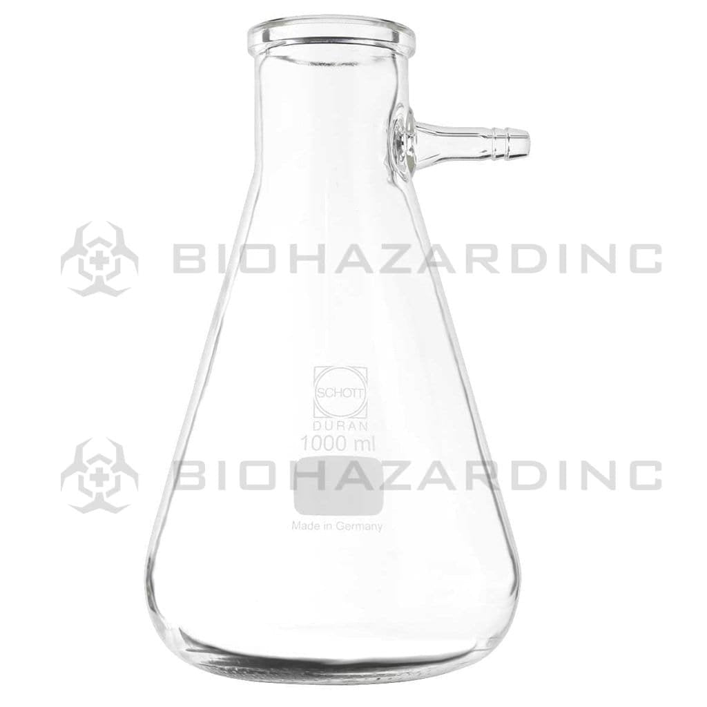 Schott Duran Filtering Flask Bottle Schott Duran Filtering flasks Erlenmeyer shape w/gh 1000ml