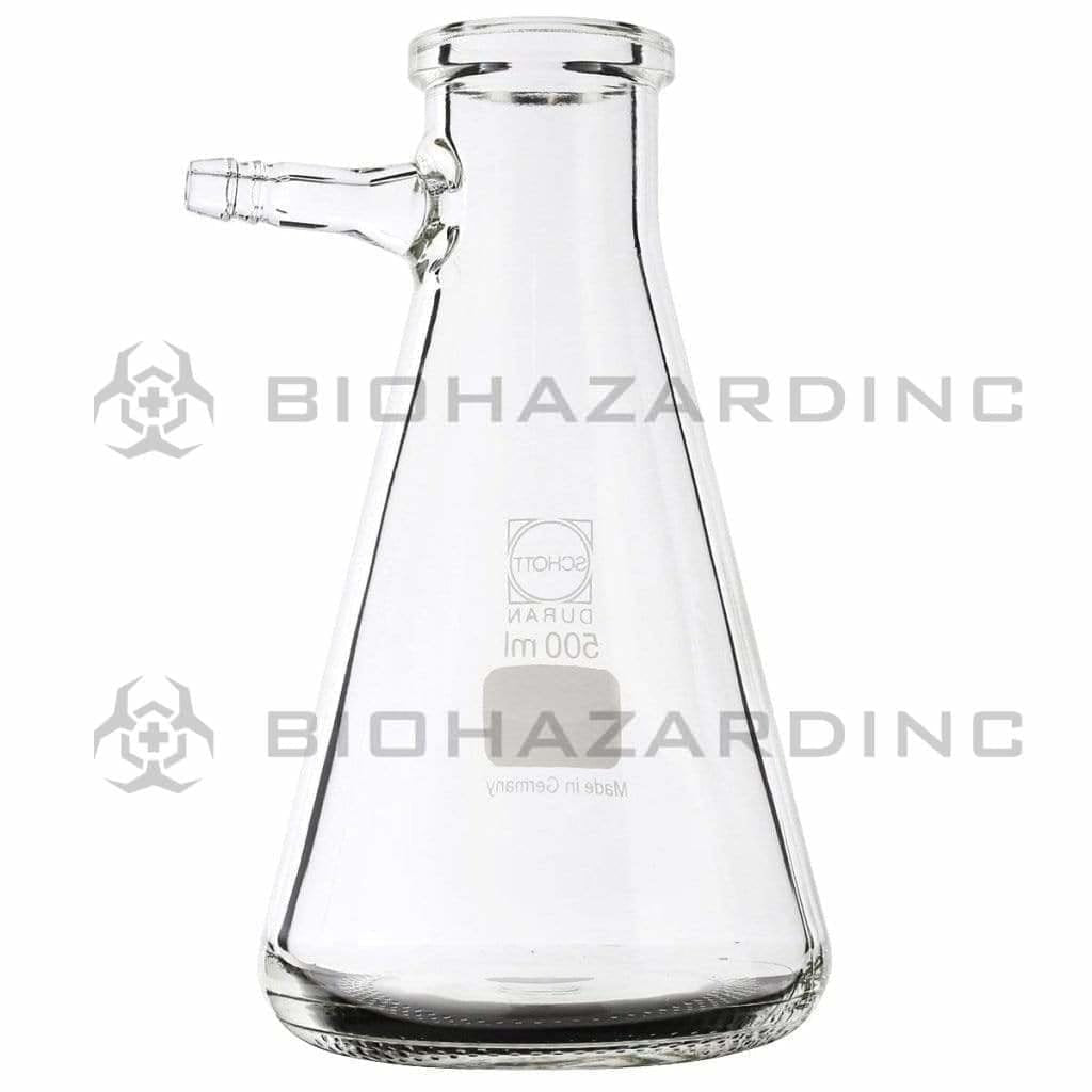 Schott Duran Filtering Flask Bottle Schott Duran Filtering flasks Erlenmeyer shape w/gh 500ml