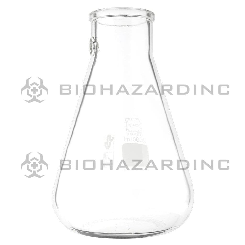 Schott Duran Filtering Flask Bottle Schott Duran Filtering flasks Erlenmeyer shape w/keck set 2000ml