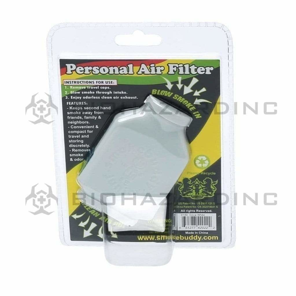 Smoke Buddy Smoke Air Filter Smoke Buddy Jr - Glow White