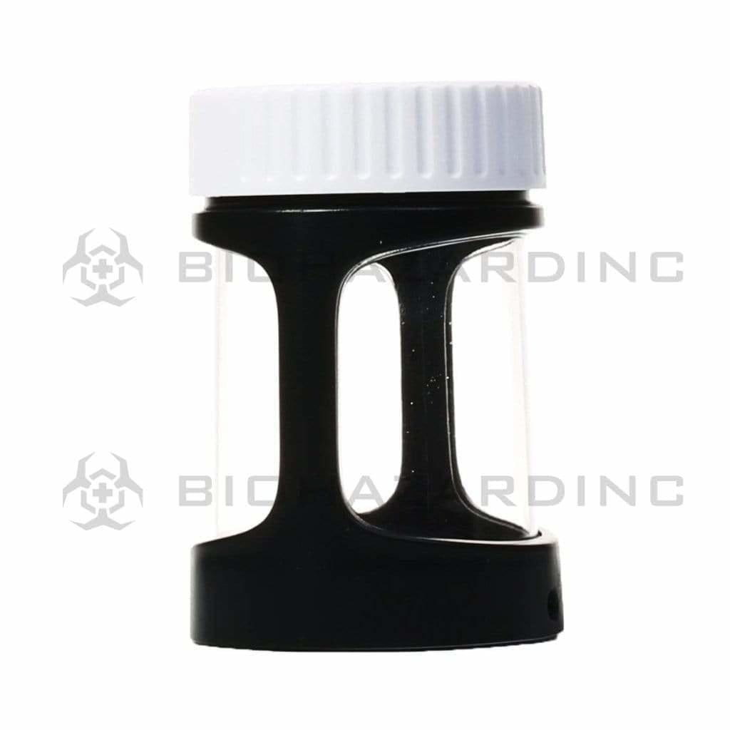 Smokus Focus Flower Storage Stash Magnifying LED Jar - Tuxedo