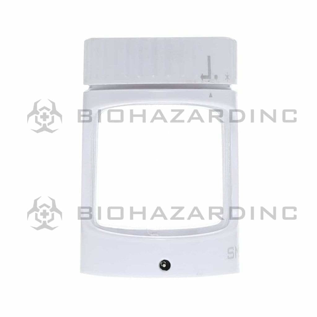 Smokus Focus Flower Storage Stash Magnifying LED Jar - White