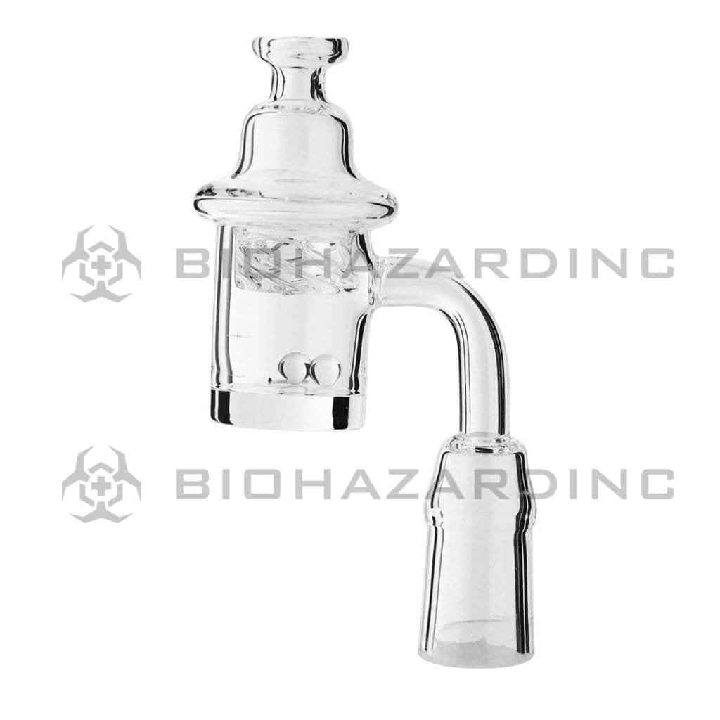 Biohazard Inc Quartz Banger Terp Pearls Quartz Banger with Vortex Carb Cap