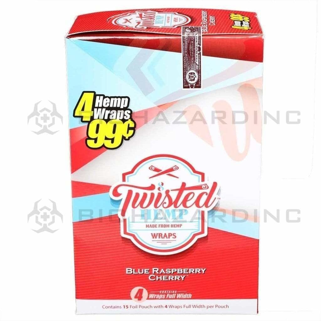 Twisted Hemp Hemp Wraps Twisted Hemp Wraps- Blue Rasperry Cherry 4/15