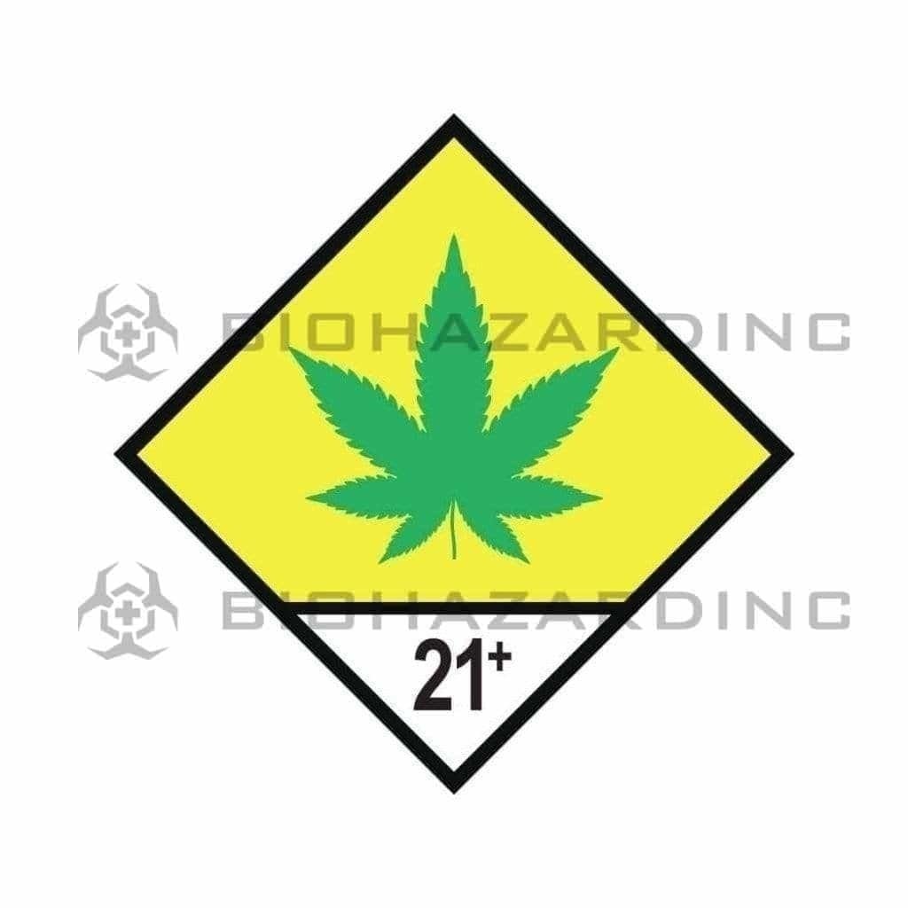 Biohazard Inc Compliance Labels Washington Universal Symbol 21+ Labels - 1,000 Count