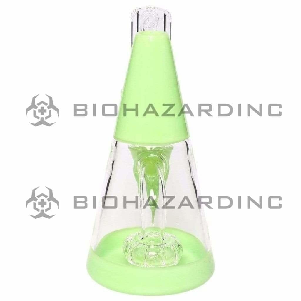 Biohazard Inc Glass Dab Rig Water Pipe Minimalist 5" Rig Slyme