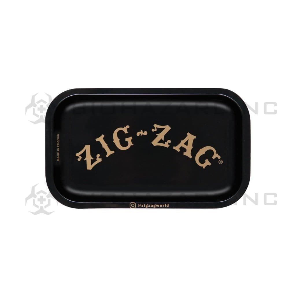 Zig Zag Rolling Tray Zig Zag Original Black Rolling Tray - Small