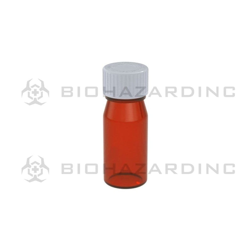 Biohazard Inc Oval Bottles 1 oz Amber Oval Bottles - 325 Count