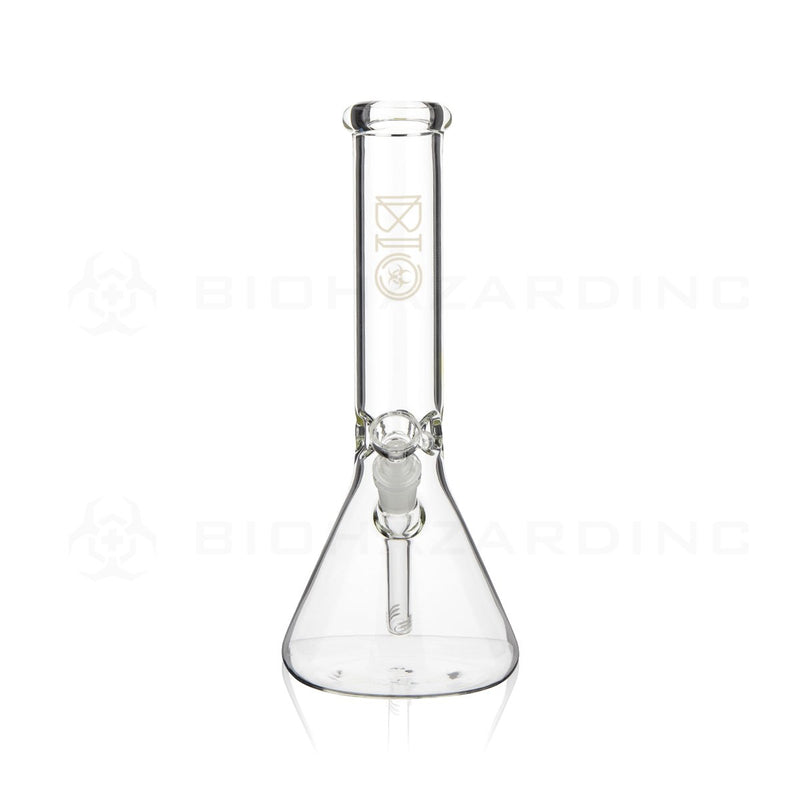 BIO Glass | 12" 50mm x 5mm Classic Beaker Water Pipe | Gold