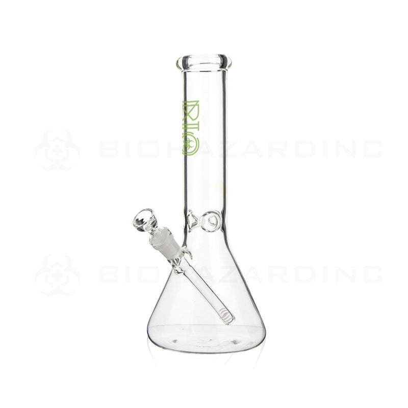 BIO Glass | 12" 50mm x 5mm Classic Beaker Water Pipe | Red