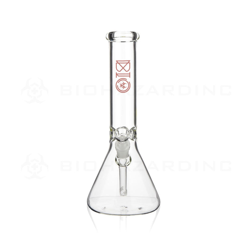 BIO Glass | 12" 50mm x 5mm Classic Beaker Water Pipe | Red